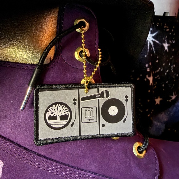Timberland Purple/Gold Hip-Hop Royalty Heritage Boots + Bucket Hat - Picture 7 of 10